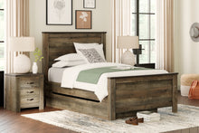Load image into Gallery viewer, Trinell  Panel Bed With 1 Large Storage Drawer
