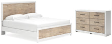 Load image into Gallery viewer, Charbitt King Panel Bed with Dresser
