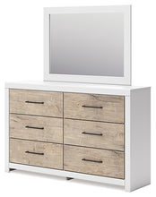 Load image into Gallery viewer, Charbitt Queen Panel Bed with Mirrored Dresser
