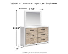 Load image into Gallery viewer, Charbitt Queen Panel Bed with Mirrored Dresser
