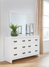 Load image into Gallery viewer, Binterglen California King Panel Bed with Mirrored Dresser and Nightstand
