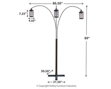 Load image into Gallery viewer, Ashley Express - Maovesa Metal Arc Lamp (1/CN)
