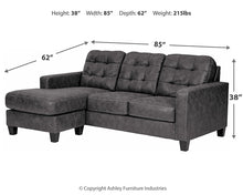 Load image into Gallery viewer, Venaldi Sofa Chaise Queen Sleeper
