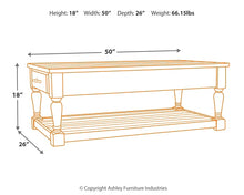 Load image into Gallery viewer, Ashley Express - Shawnalore Rectangular Cocktail Table
