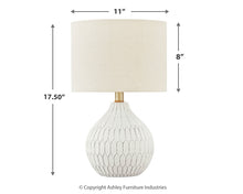 Load image into Gallery viewer, Ashley Express - Wardmont Ceramic Table Lamp (1/CN)
