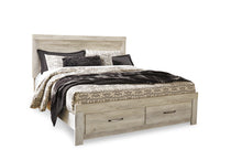 Load image into Gallery viewer, Bellaby Queen Platform Bed with 2 Storage Drawers with Mirrored Dresser
