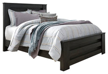 Load image into Gallery viewer, Brinxton Queen Panel Bed with Mirrored Dresser and 2 Nightstands
