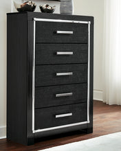 Load image into Gallery viewer, Kaydell King Panel Bed with Storage with Mirrored Dresser and Chest

