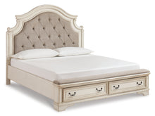Load image into Gallery viewer, Realyn King Upholstered Bed with Dresser
