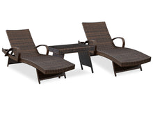 Load image into Gallery viewer, Ashley Express - Kantana 2 Chaise Lounge Chairs with End Table
