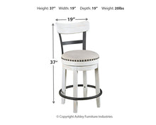 Load image into Gallery viewer, Ashley Express - Valebeck Counter Height Dining Table and 2 Barstools
