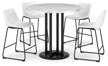 Load image into Gallery viewer, Ashley Express - Centiar Counter Height Dining Table and 4 Barstools
