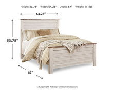 Load image into Gallery viewer, Ashley Express - Willowton  Panel Bed
