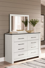 Load image into Gallery viewer, Schoenberg King Panel Bed with Mirrored Dresser and 2 Nightstands
