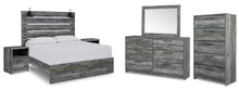 Load image into Gallery viewer, Baystorm Queen Panel Bed with Mirrored Dresser, Chest and 2 Nightstands
