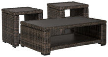 Load image into Gallery viewer, Ashley Express - Grasson Lane Outdoor Coffee Table with 2 End Tables
