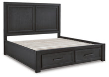 Load image into Gallery viewer, Foyland King Panel Storage Bed with Dresser
