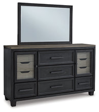 Load image into Gallery viewer, Foyland California King Panel Storage Bed with Mirrored Dresser, Chest and 2 Nightstands
