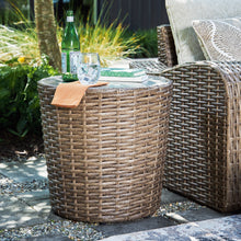 Load image into Gallery viewer, Ashley Express - Sandy Bloom Outdoor Coffee Table with End Table
