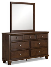 Load image into Gallery viewer, Danabrin Queen Panel Bed with Mirrored Dresser, Chest and 2 Nightstands
