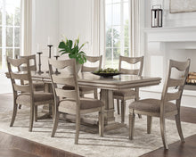 Load image into Gallery viewer, Lexorne Dining Table and 6 Chairs with Storage
